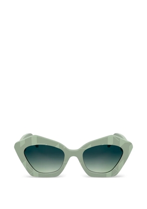 Karl Lagerfeld geometric-frame sunglasses - Green