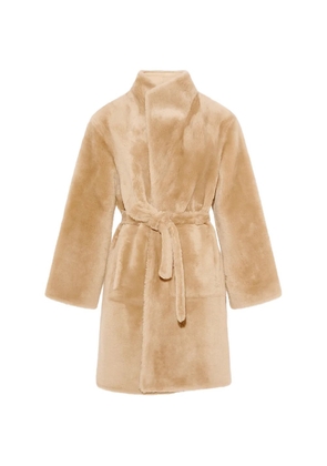 Yves Salomon reversible shearling coat - Neutrals