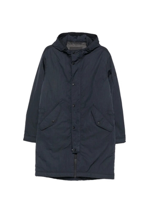 Marc O'Polo logo-patch coat - Blue