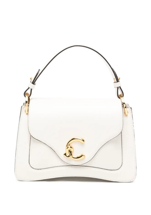 Coccinelle small C-Me leather tote bag - Neutrals