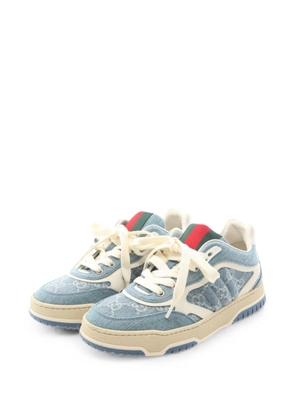 Gucci Pre-Owned Re-Web GG Monogram sneakers - Blue