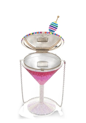 Judith Leiber Martini Candy crystal-embellished clutch bag - Pink