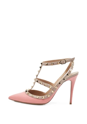Valentino Garavani Pre-Owned Rockstud leather heeled pumps - Pink