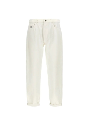 Brunello Cucinelli relaxed-fit cotton jeans - Neutrals