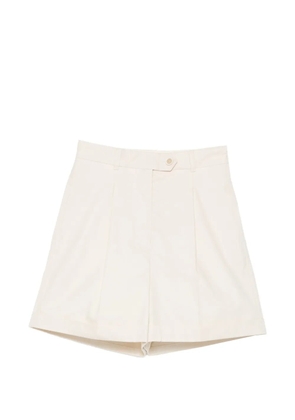 Bally pleated turn-up shorts - Neutrals