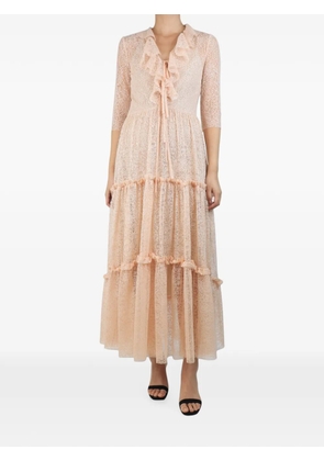 Philosophy Di Lorenzo Serafini tiered lace maxi dress - Pink