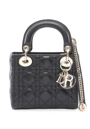 Christian Dior Pre-Owned 2020 mini Lady Dior two-way handbag - Black