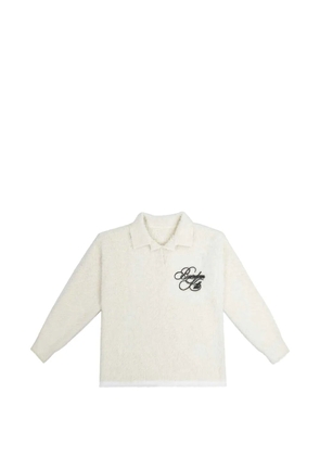 Boredom Kills Signature mohair polo shirt - Neutrals