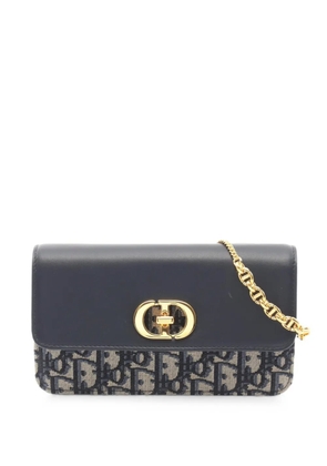 Christian Dior Pre-Owned Miss Caro Oblique jacquard shoulder bag - Blue