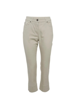 Loro Piana Pre-Owned high-waist cropped skinny jeans - Neutrals