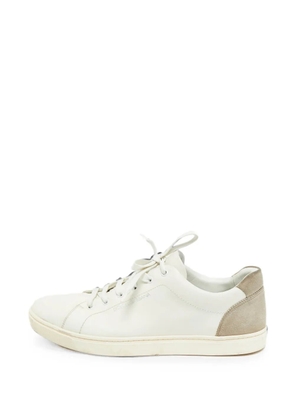 Dolce & Gabbana Pre-Owned leather suede sneakers - Neutrals