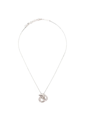 Ferragamo crystal-embellished necklace - Silver