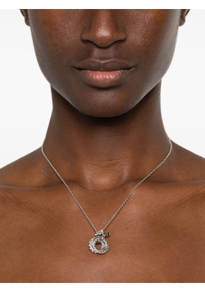 Ferragamo crystal-embellished necklace - Silver