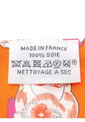 Hermès Pre-Owned 2010s Dress Code Twilly scarf - Orange
