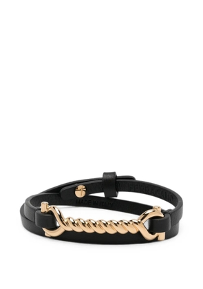 Ferragamo Twisted Gancini-plaque buckle bracelet - Gold