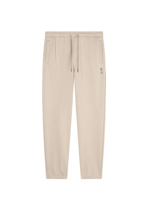 Armani Exchange logo-patch drawstring track pants - Neutrals