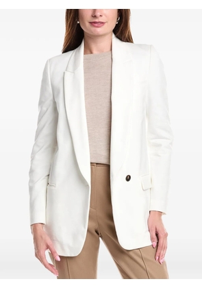 Brunello Cucinelli tailored single-breasted blazer - White