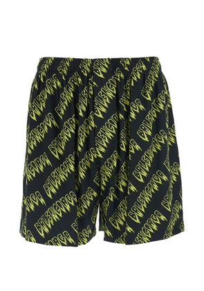 Balenciaga logo-print shorts - Black