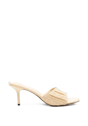 Jacquemus Cubisto woven open-toe sandals - Neutrals