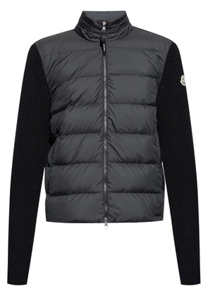 Moncler padded zip-up jacket - Blue