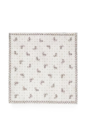 Brunello Cucinelli paisley-print pocket square - Neutrals