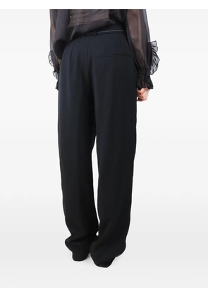 JOSEPH belted twill trousers - Black