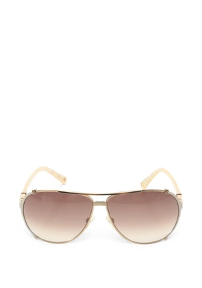 Christian Dior Pre-Owned 2010s Chicago pilot sunglasses - Gold