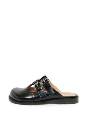 Loewe Pre-Owned Campo Mary Jane mules - Black