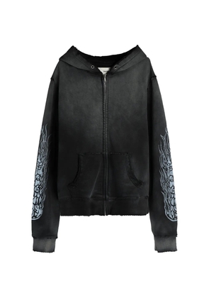 Vague Studios zip-up hoodie - Black