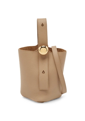 Loewe Pre-Owned 2024 mini Pebble two-way handbag - Neutrals