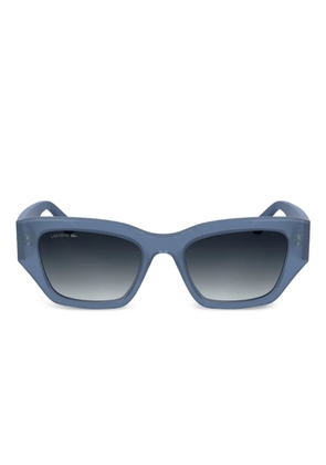 Lacoste geometric-frame sunglasses - Blue