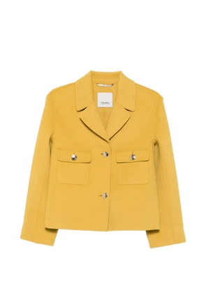 'S Max Mara button-up chest-pocket jacket - Yellow