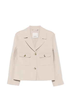 'S Max Mara button-fastening chest-pocket jacket - Neutrals
