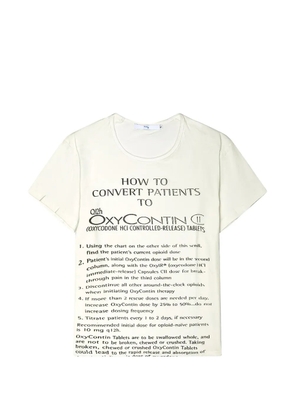 Praying How To Tee slogan-print short-sleeve T-shirt - White
