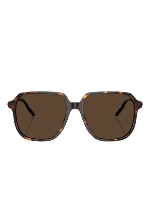 Moncler Eyewear Cylin square-frame sunglasses - Brown