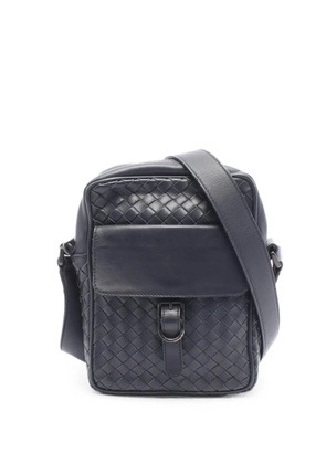Bottega Veneta Pre-Owned 2000s Intrecciato shoulder bag - Blue