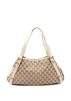 Gucci Pre-Owned 2010s Abby GG canvas shoulder bag - Neutrals