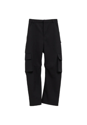 Balenciaga workwear wool cargo pants - Black