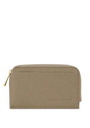 Longchamp Le Foulonné card holder - Neutrals