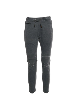 Brunello Cucinelli Monili detail track pants - Grey