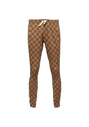 Gucci Pre-Owned drawstring-fastening track pants - Brown