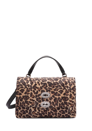 Zanellato leopard-print tote bag - Brown