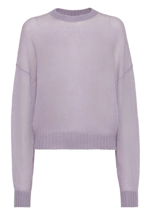 Brunello Cucinelli Monili-embellished sweater - Purple