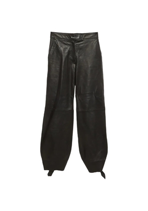 Off-White Pre-Owned bow-detail trousers - Black