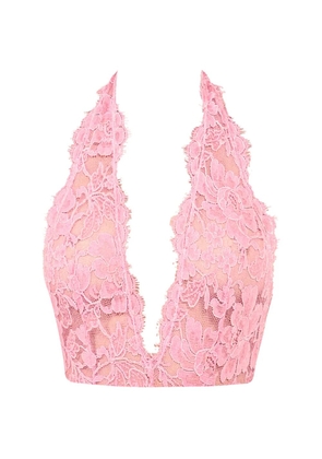 Rowen Rose lace halterneck bodysuit - Pink