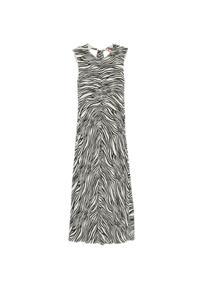 'S Max Mara sleeveless printed midi dress - White