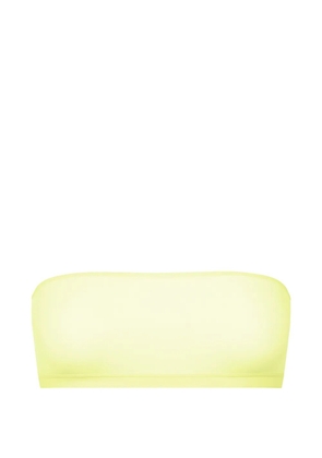 Maison Close Double Sens bandeau sheer bra - Yellow