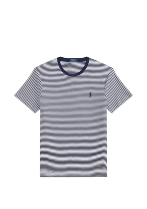 Polo Ralph Lauren striped logo-embroidered T-shirt - Blue