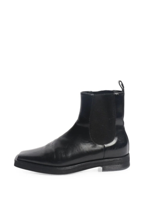TOTEME square-toe ankle boots - Black