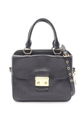 Miu Miu Pre-Owned 2000s leather shoulder bag - Black